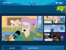 Tablet Screenshot of lokaltv.sk